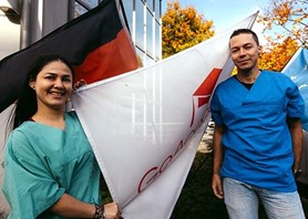 Medical students at IH Düsseldorf