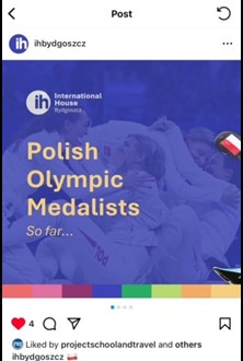 IH Bydgoszcz celebrate Olympic medals for Poland