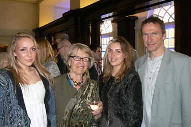 Brita winning a Lifetime Achievement award at the British Council ELTons in 2013.