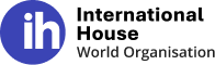 Logo with a blue circle containing lowercase white letters "ih" next to the text "World Organisation" in black.